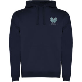 Urban men's hoodie – Navy Blue with logo