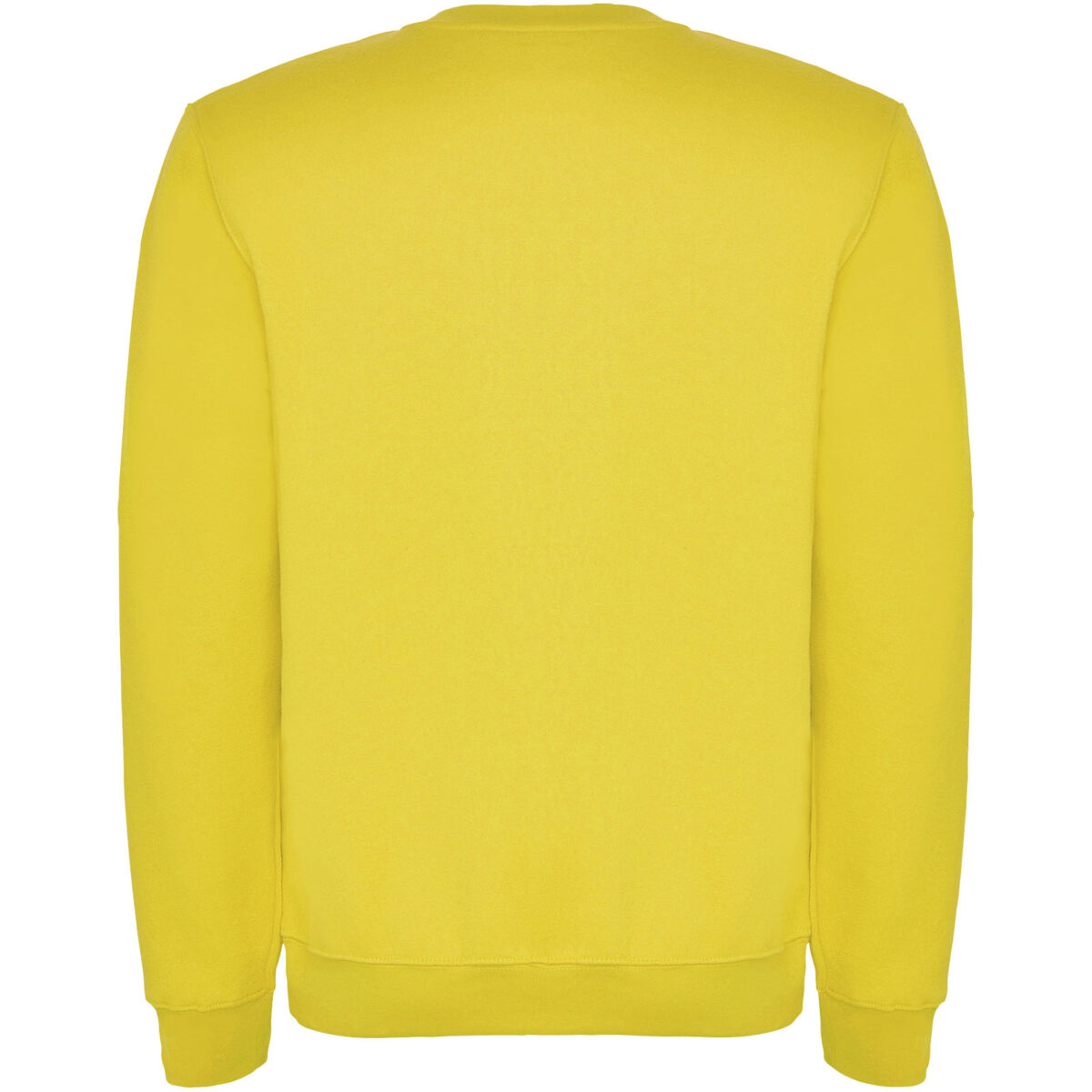 Clasica unisex crewneck sweater – Yellow back view