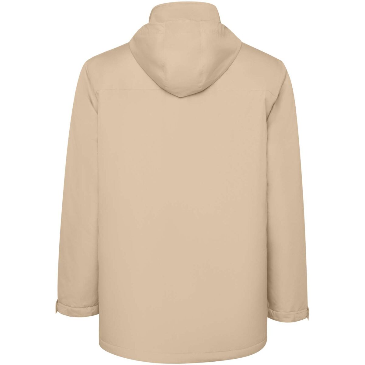 America men's padded parka jacket – Dark Sand back view