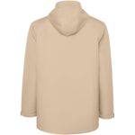 America men's padded parka jacket – Dark Sand back view