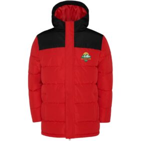 Tallin unisex insulated jacket – Red with logo
