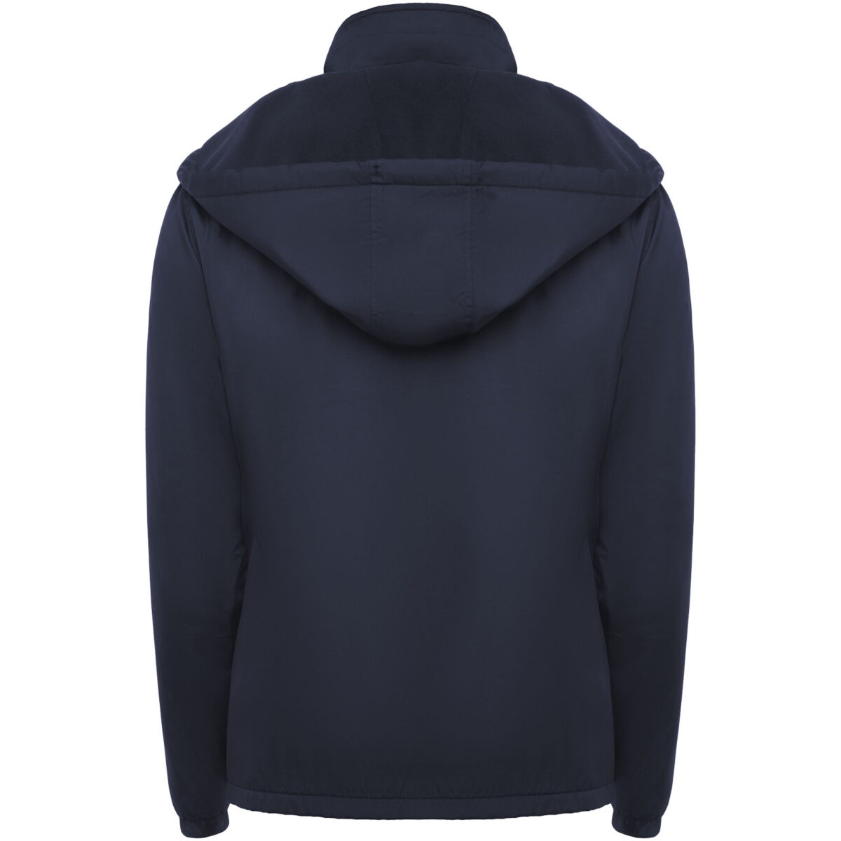 Makalu unisex insulated jacket – Navy Blue back view