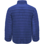 Finland men's insulated jacket – Electric Blue back view