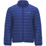 Finland men's insulated jacket – Electric Blue with logo