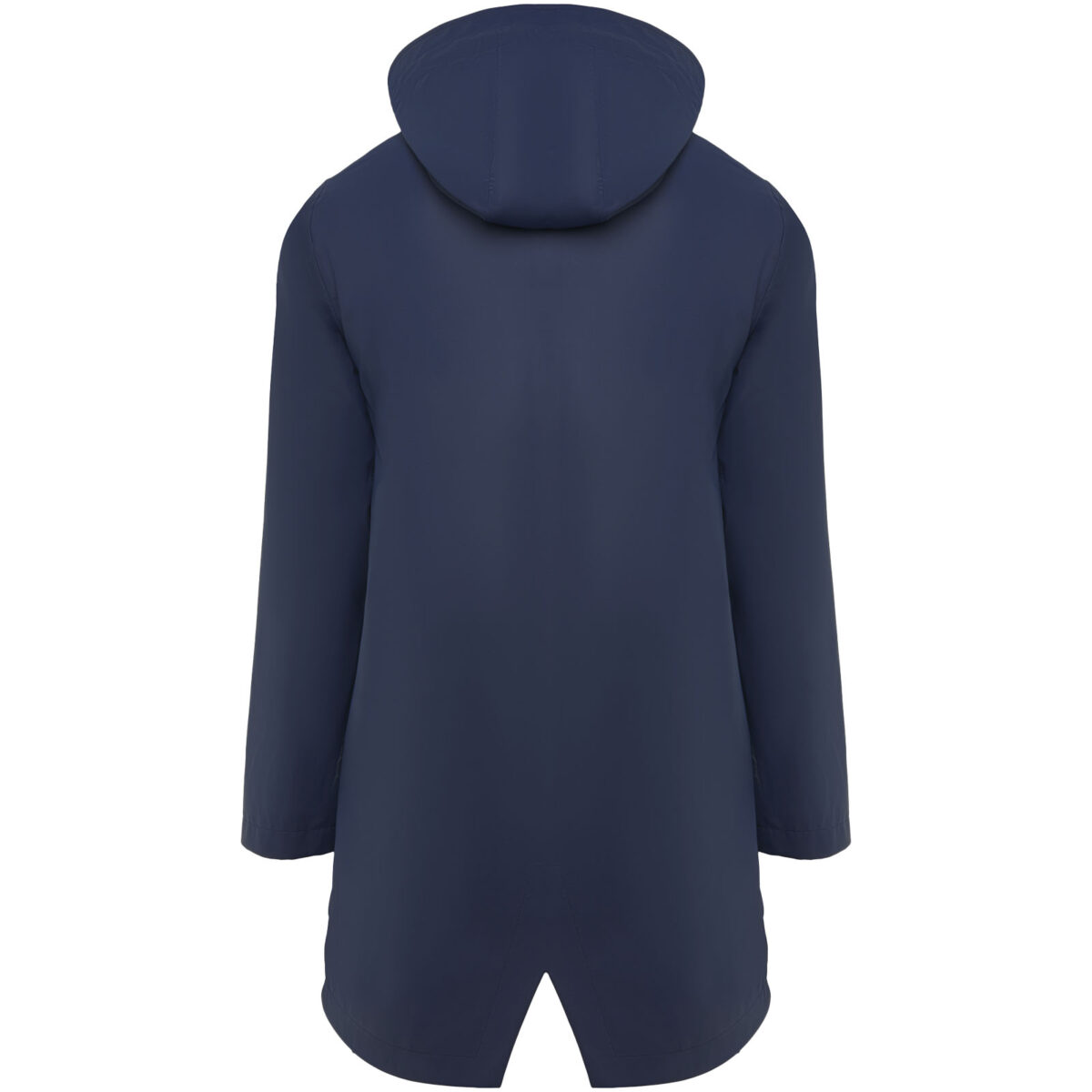 Sitka women's raincoat – Navy Blue back view