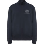 Ulan unisex full zip sweater – Navy Blue with logo