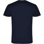 Samoyedo short sleeve men's v-neck t-shirt – Navy Blue back view