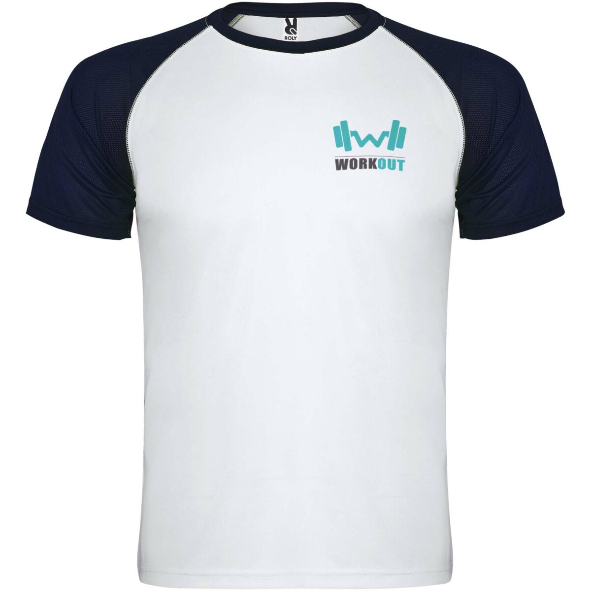 Indianapolis short sleeve unisex sports t-shirt – White with logo