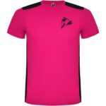 Detroit short sleeve unisex sports t-shirt – Fuchsia with logo