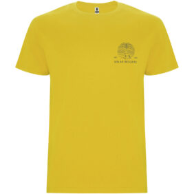 Stafford short sleeve men's t-shirt – Yellow with logo