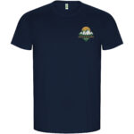 Golden short sleeve men's t-shirt – Navy Blue with logo