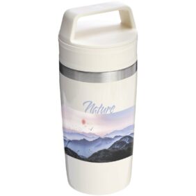 Stanley Café-To-Go 350 ml travel mug – Cream with logo