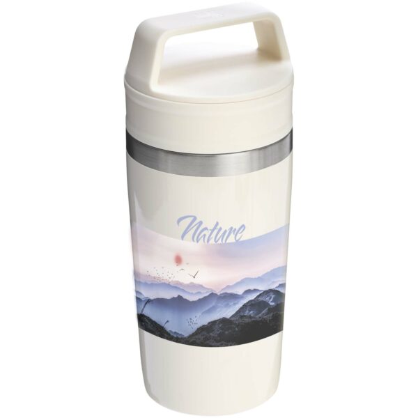 Stanley Café-To-Go 350 ml travel mug – Cream with logo