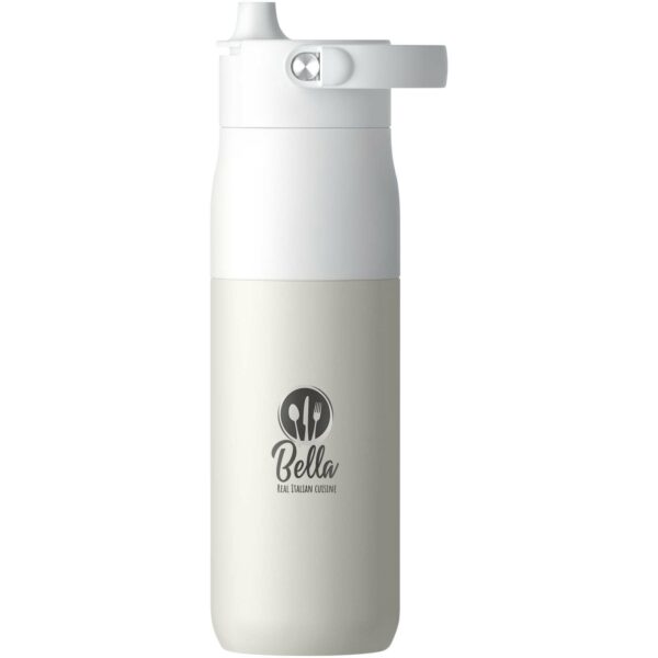 LARQ Swig Top 680 ml water bottle – White with logo