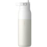 LARQ Swig Top 1000 ml water bottle – White front view