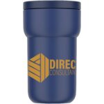 Mepal Ellipse 275 ml travel mug – Vivid blue with logo
