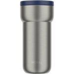 Mepal Ellipse 375 ml insulated stainless steel mug – Vivid blue front view