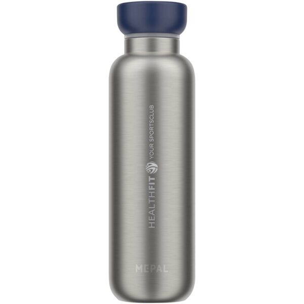 Mepal Ellipse 500 ml insulated water bottle – Vivid blue with logo