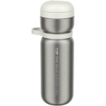 Mepal Twist 600 ml insulated sport bottle – White with logo
