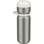 Mepal Twist 600 ml insulated sport bottle – White front view