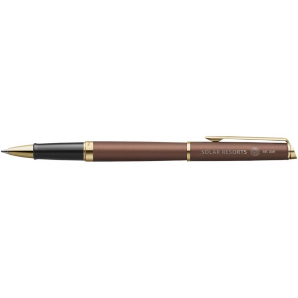 Waterman Hemisphere Rollerball Pen F – Copper with logo