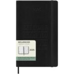 Moleskine soft cover 12 month weekly L planner – Black with logo