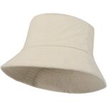 Howson recycled corduroy sun hat – Sandstone main view