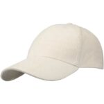 Hutton 6 panel recycled corduroy cap – Sandstone main view