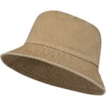 Mitica washed sun hat – Oatmeal main view