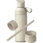Ocean Bottle 500 ml 3-in-1 gift set – Sandstone main view