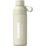 Ocean Bottle 500 ml 3-in-1 gift set – Sandstone with logo