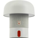 Kooduu Sensa Play Mini JBL portable speaker and lamp – White front view