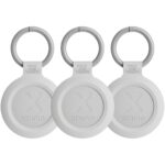 Xtorm XTAG2GA 3-pack water resistant travel tag – Ash white melange main view