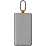 Xtorm XG2S101 Go2 10.000 mAh 15W solar power bank with light – Charcoal back view