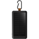 Xtorm XG2S101 Go2 10.000 mAh 15W solar power bank with light – Charcoal front view
