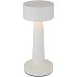 Aludra rechargeable dimmable table lamp with 3 light modes – White main view