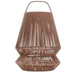 Originalhome Lampion recycled portable lampshade – Brick red front view