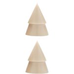 Originalhome Xmas tree candle set of 2 - M – Beige extra1 view