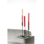 Originalhome Eden diagonal candles - set of 3 – Red mood1 view