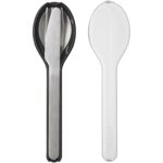 Mepal Ellipse cutlery set – Black main view