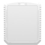 Thrym rectangular recycled plastic ice scraper – White back view