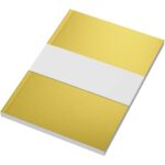 Novella Austen A5 metallic soft cover notebook - 100 sheets – Gold extra3 view
