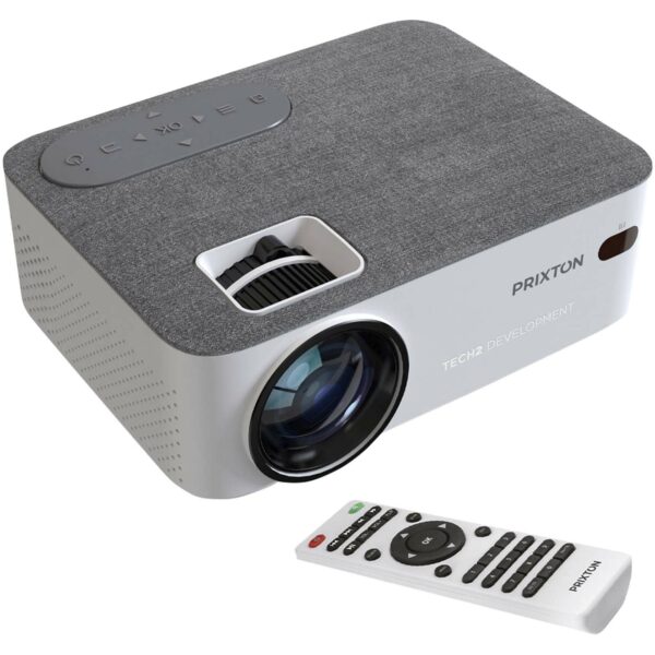 Prixton Lumière projector – White with logo
