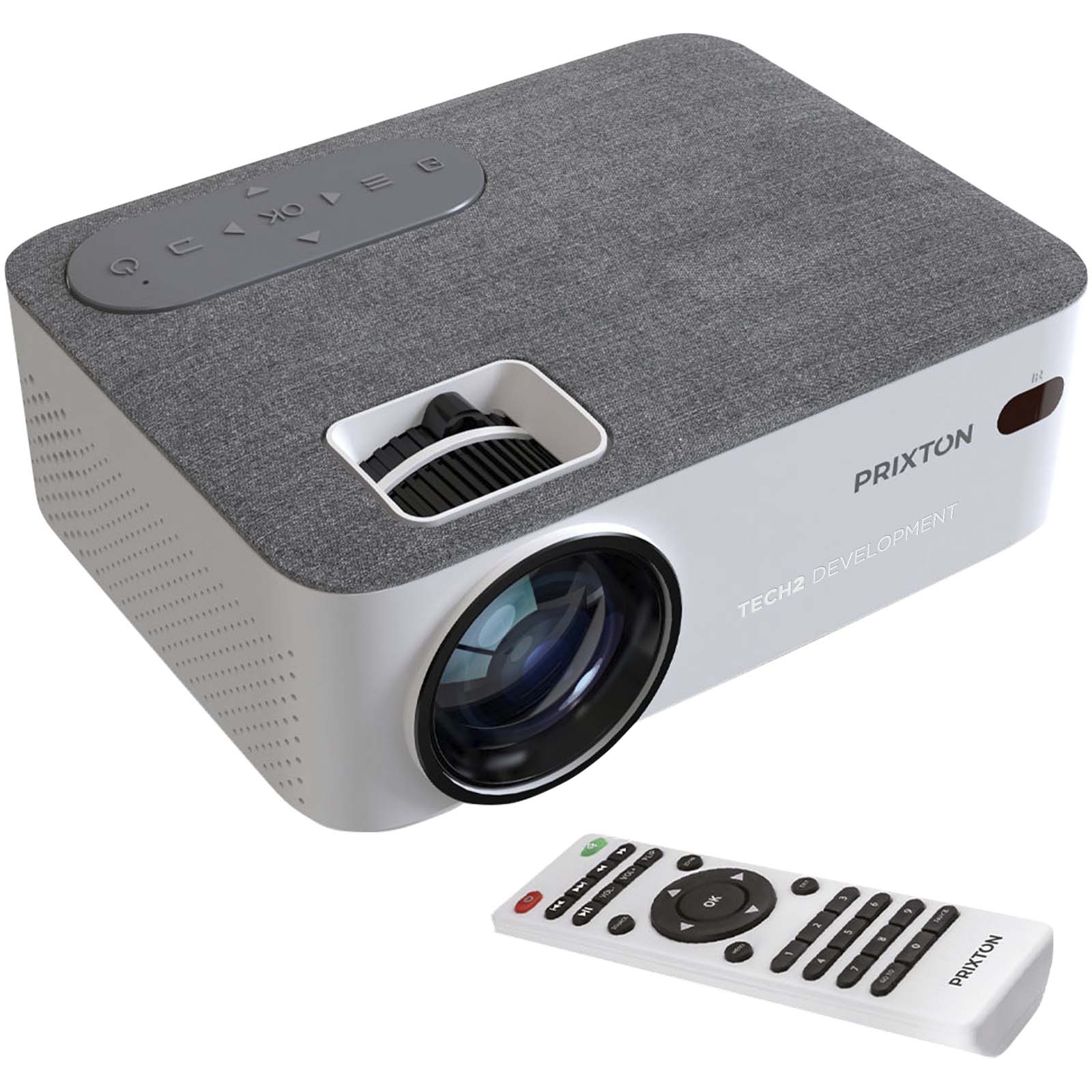 Prixton Lumière projector – White with logo Prixton Lumière projector – White with logo