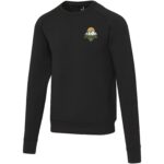 Yukon unisex interlock sports crewneck sweater – Black with logo