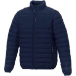 Athenas men's recycled insulated jacket – Navy main view