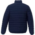 Athenas men's recycled insulated jacket – Navy back view