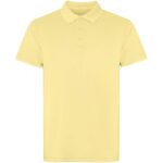 Cobain short sleeve unisex polo – Yellow main view
