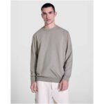 Jaya unisex crewneck sweater – Yellow mood2 view