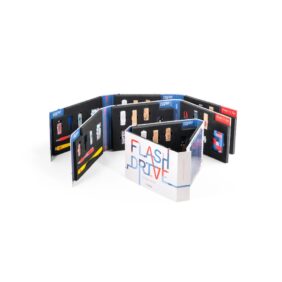 Custom logo FLASH DRIVE SHOWCASE
